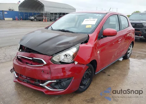 2018 Mitsubishi Mirage Es z USA, uszkodzony, nr VIN ML32A3HJ9JH000377